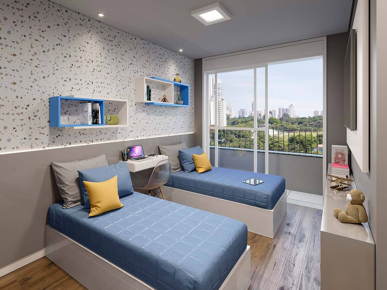 Foto artística da suíte 2