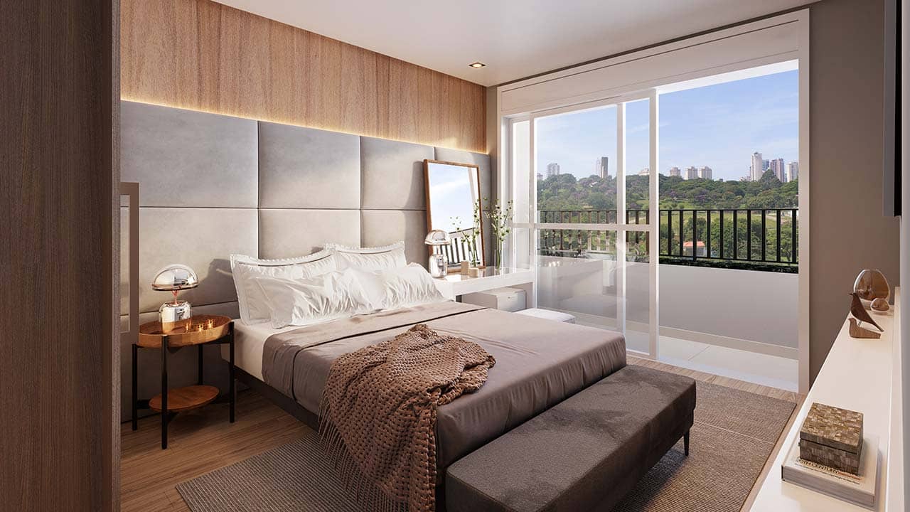 Foto artística da suíte master